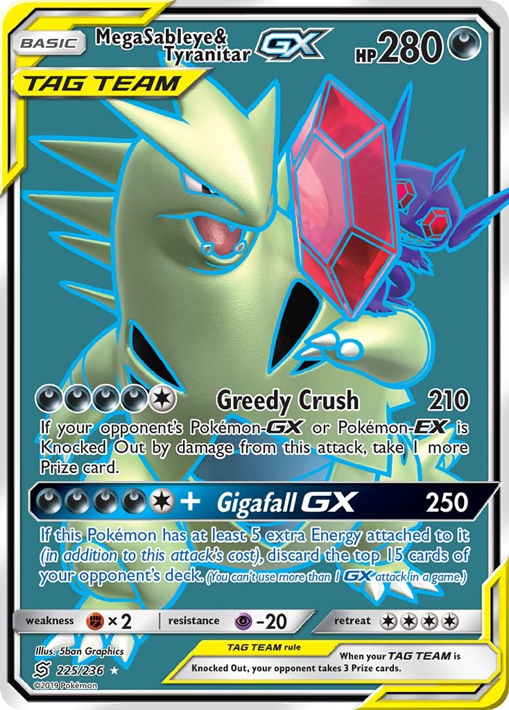 メガヤミラミ&バンギラスMega Sableye & Tyranitar Buy Mega Sableye & Tyranitar GX 054/094 Sm11: Miracle Twin