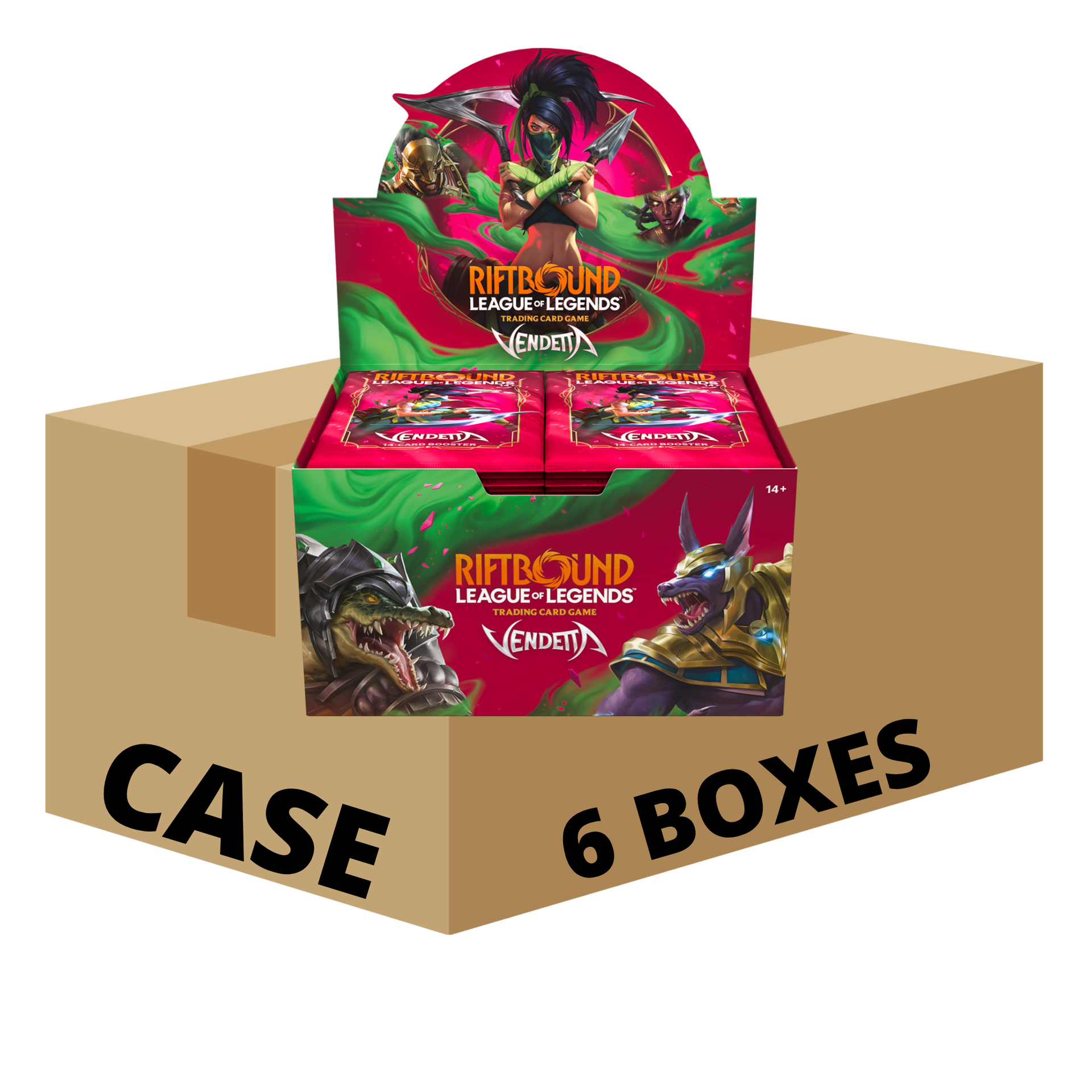 Riftbound TCG Vendetta Booster Display Case (EN) (PRE ORDER) – Cards