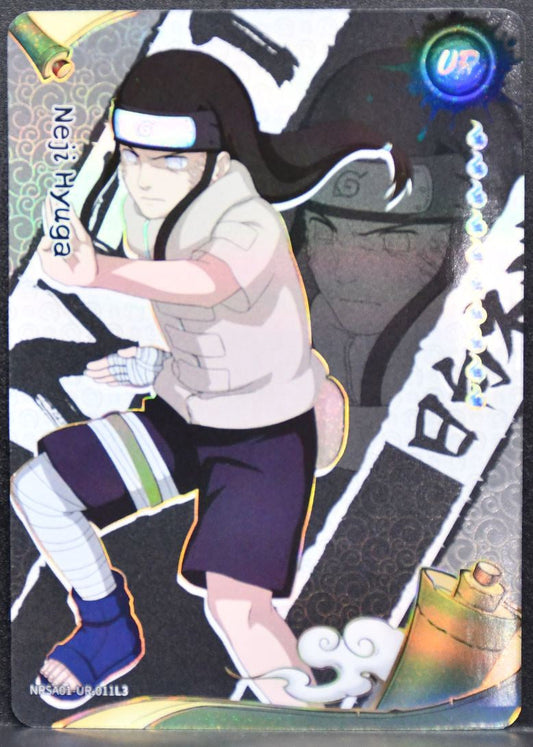 Naruto Neji Hyuga (UR) Naruto Kayou TCG Heaven Scroll NRSA01-UR-011 NM English