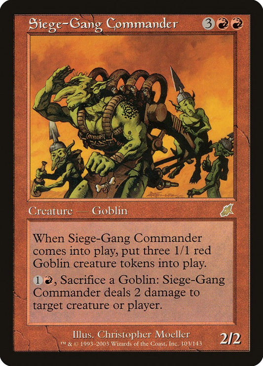 Siege-Gang Commander [SCG - 103]
