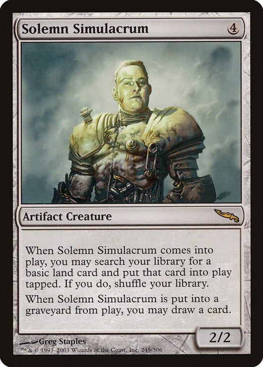 Solemn Simulacrum [MRD - 245]