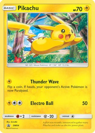 Pikachu (SM04) [Sun & Moon: Black Star Promos]