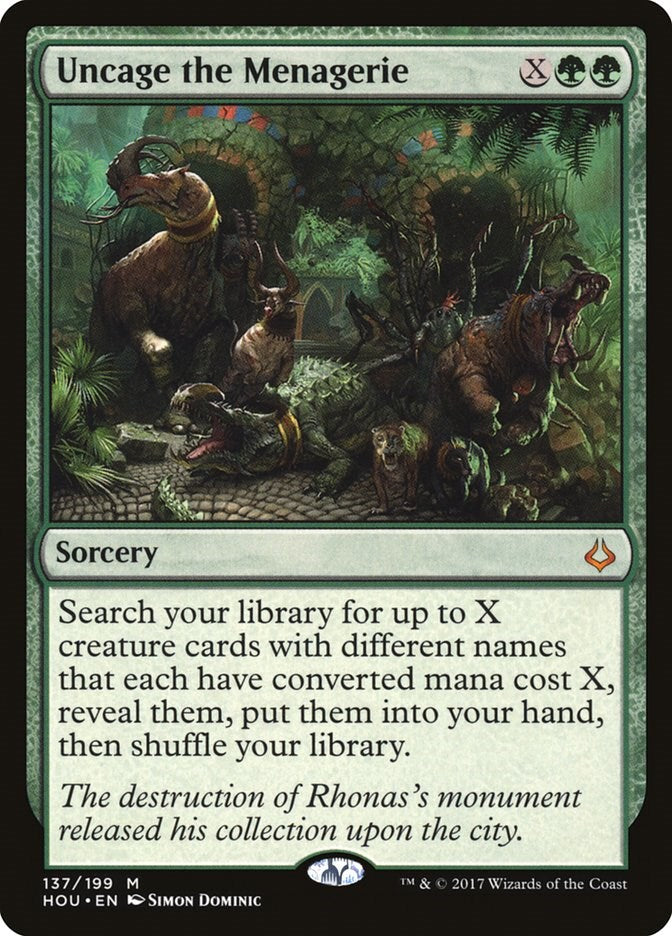 Uncage the Menagerie [HOU - 137]