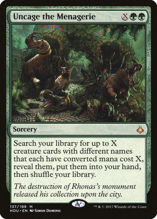 Uncage the Menagerie [HOU - 137]
