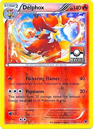 Delphox - 13/124 (Pokemon League) [PR - 013/124]