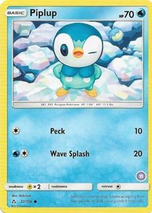 Piplup (32/156) (Deck Exclusive