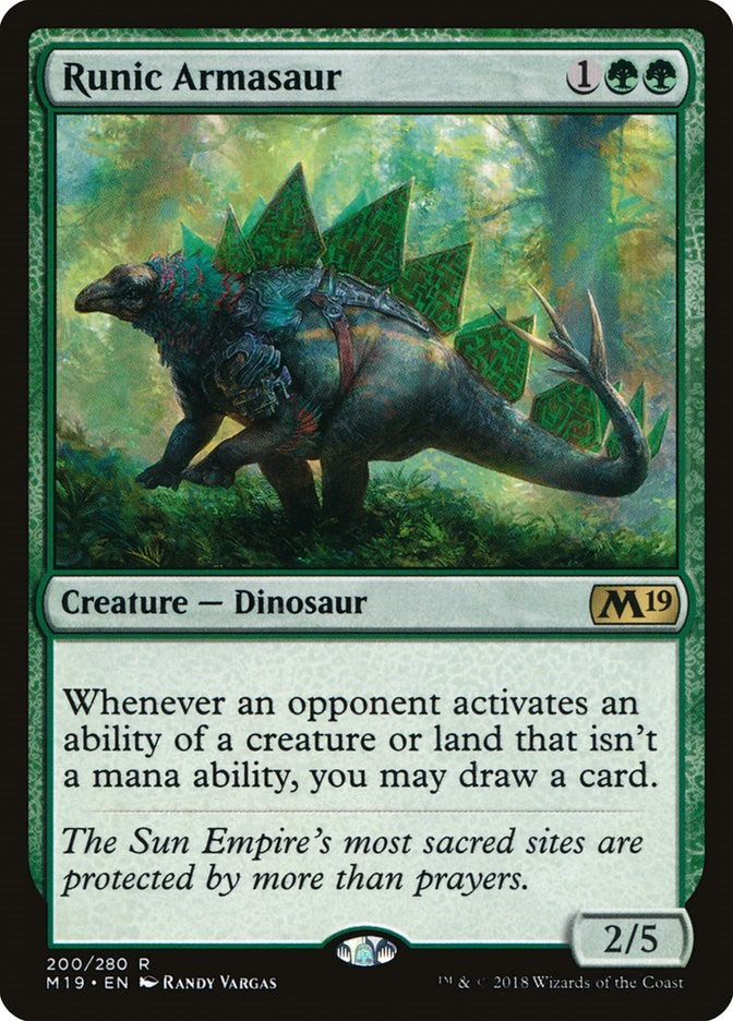 Runic Armasaur [M19 - 200]