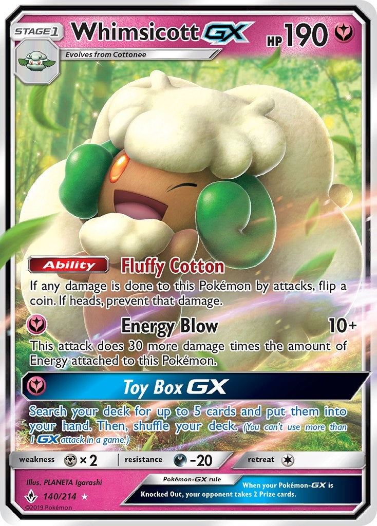Whimsicott GX [SM10 - 140/214]