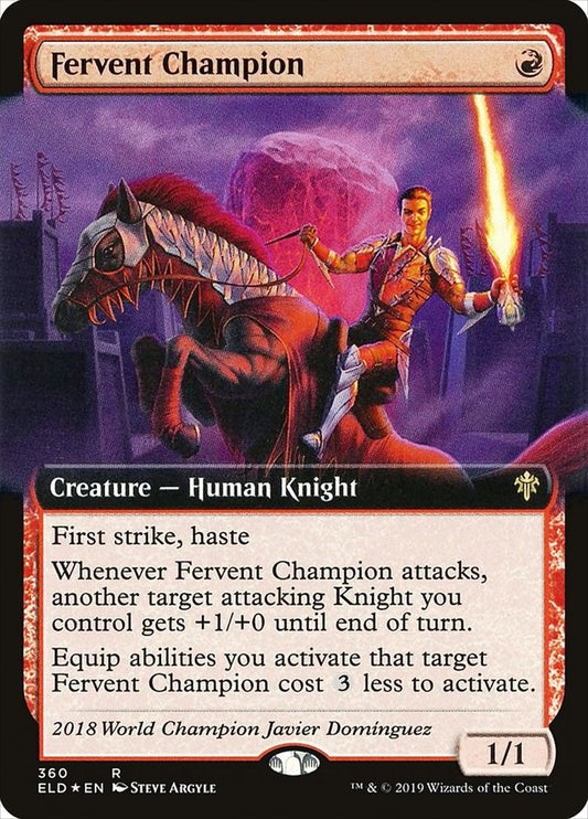 Fervent Champion (Extended Art) [ELD - 360]