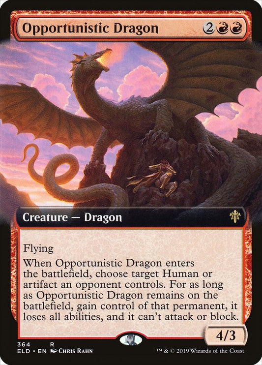 Opportunistic Dragon (Extended Art) [ELD - 364]