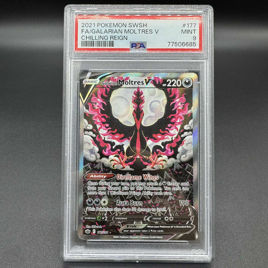 Galarian Moltress V PSA 9