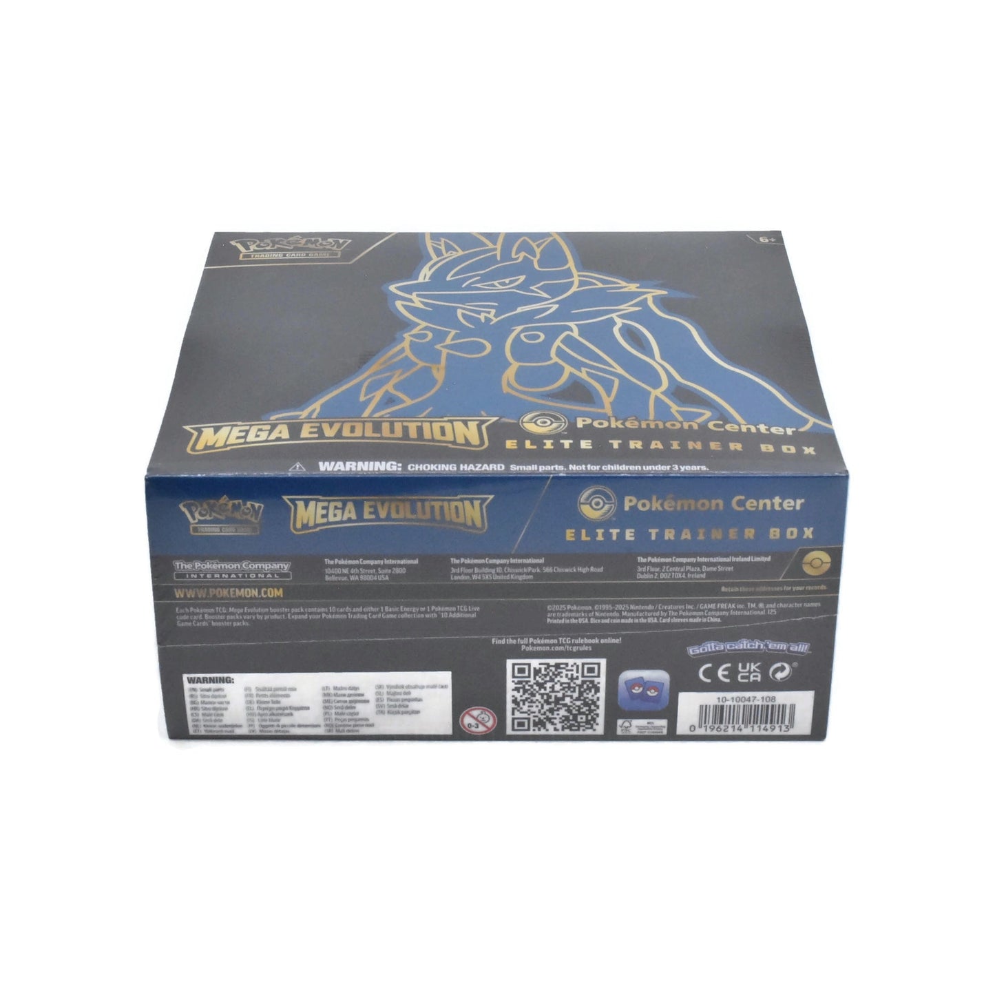 Pokémon TCG SEALED MEGA EVOLUTION #2 Pokemon Center ETB Elite Trainer Box New