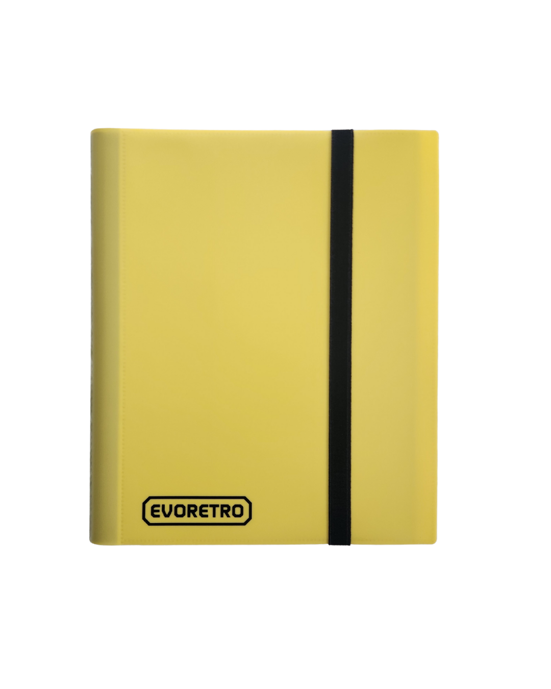 EVORETRO 9 Pocket Card Flex Portfolio | 360 Card Collector Folio Binder - Yellow