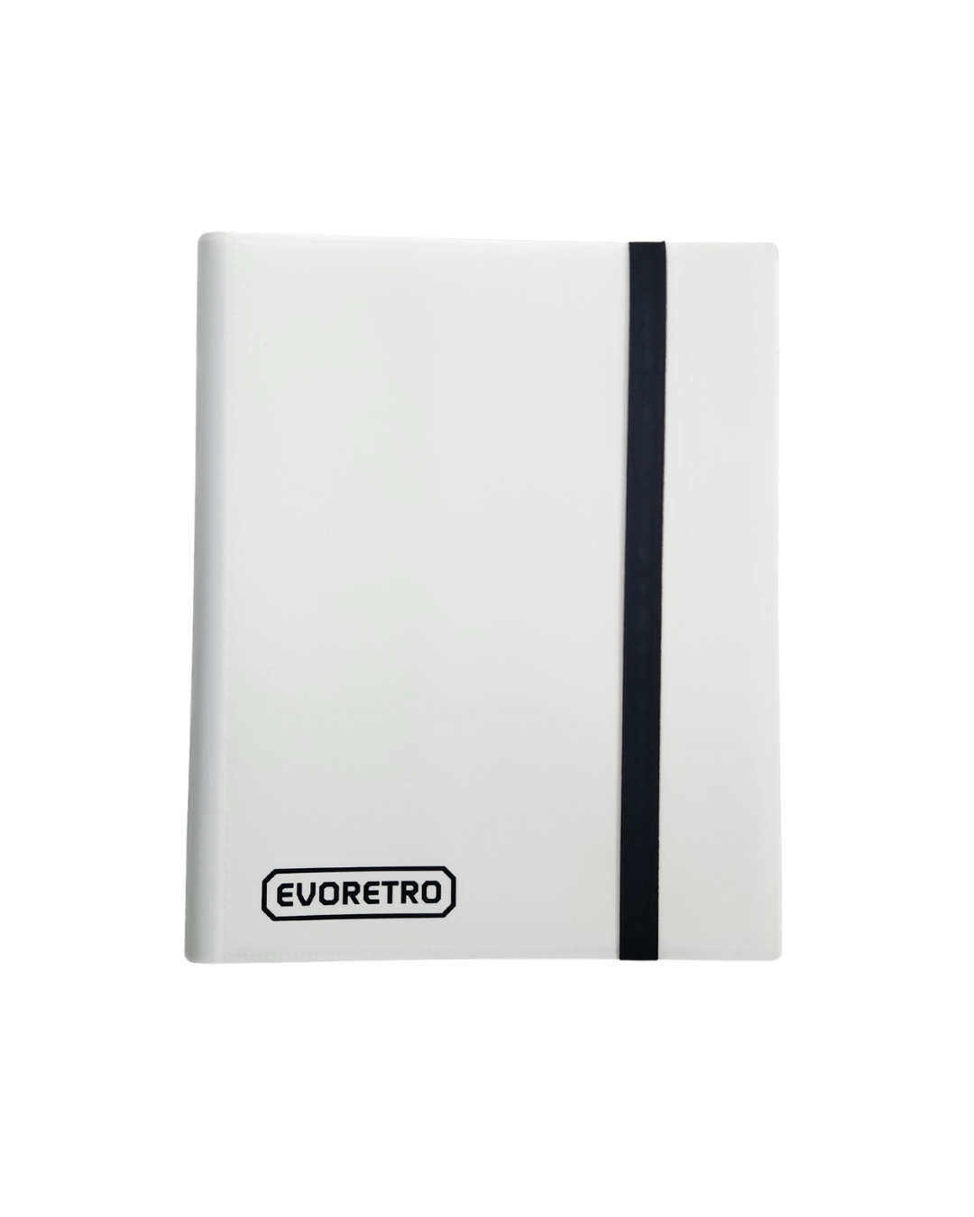EVORETRO 9 Pocket Card Flex Portfolio | 360 Card Collector Folio Binder - White