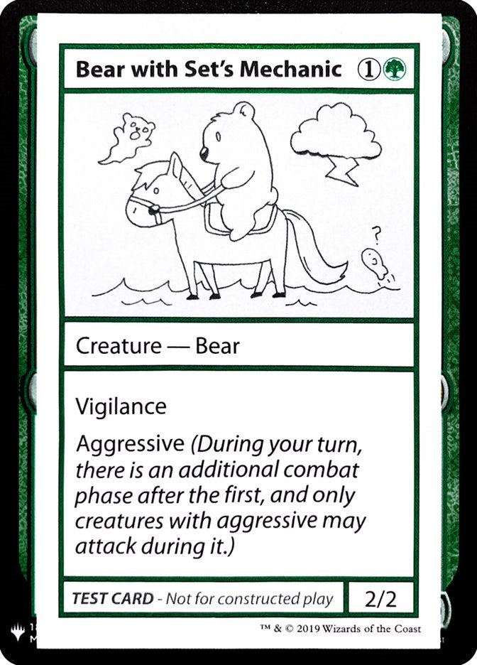 Bear with Set's Mechanic [CMB1 - N/A]