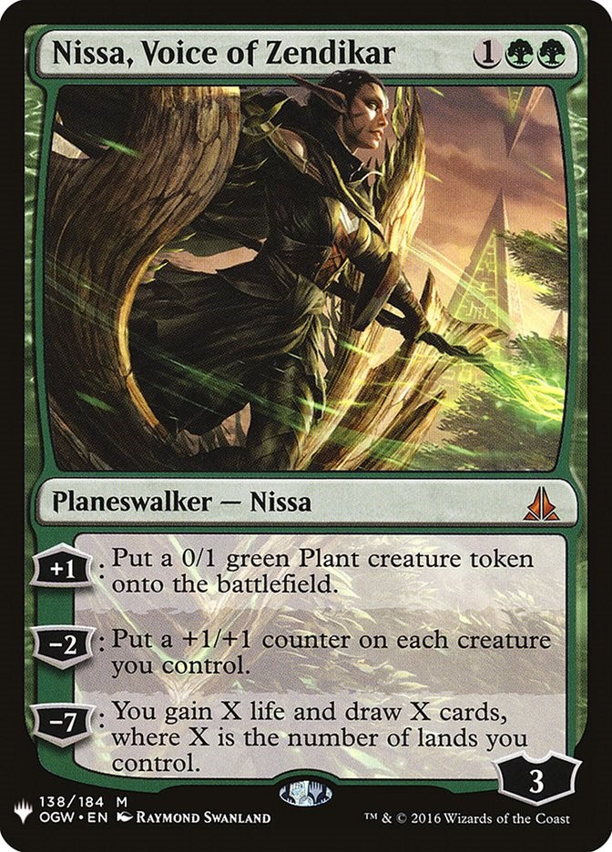 Nissa, Voice of Zendikar [LIST - 138]