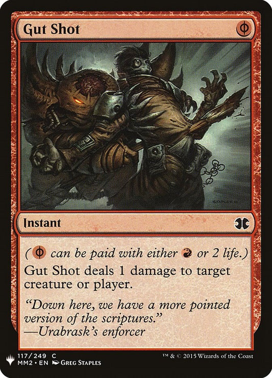 Gut Shot [LIST - 117]