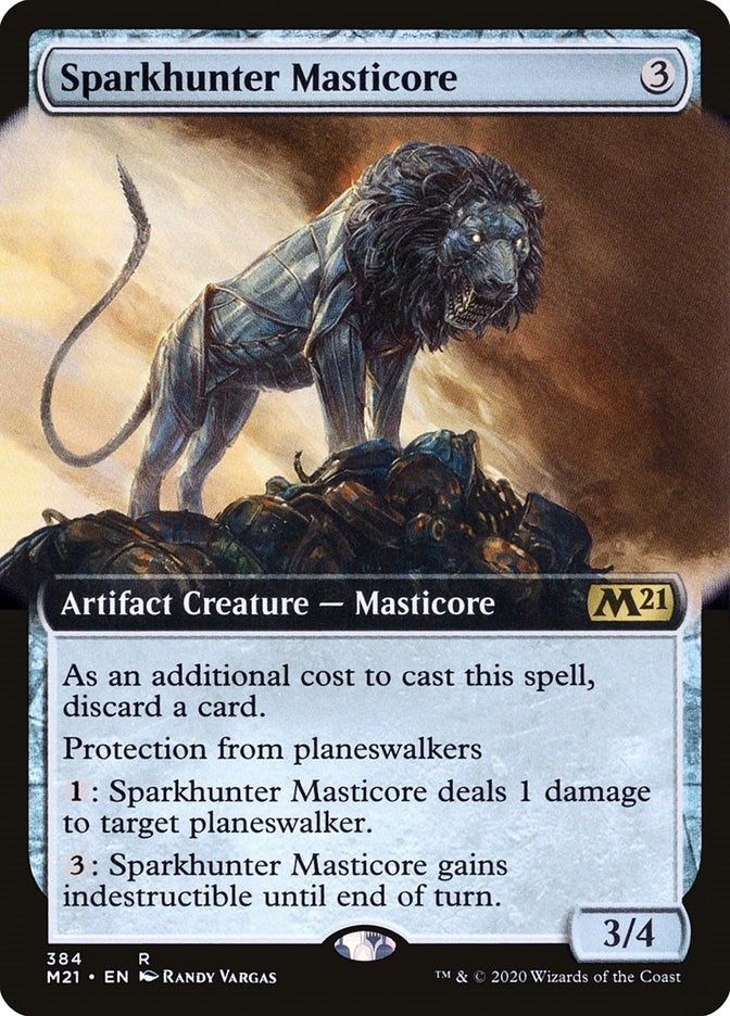 Sparkhunter Masticore (Extended Art) [M21 - 384]