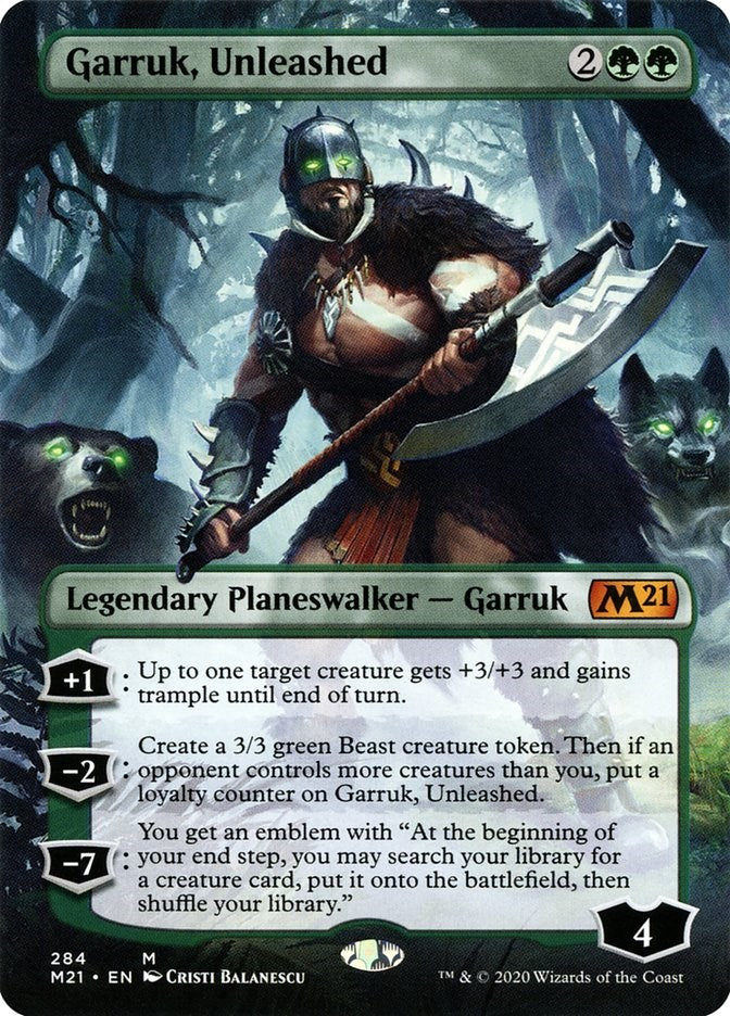 Garruk Unleashed Borderless