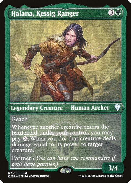 Halana, Kessig Ranger (Foil Etched) [CMR - 579]
