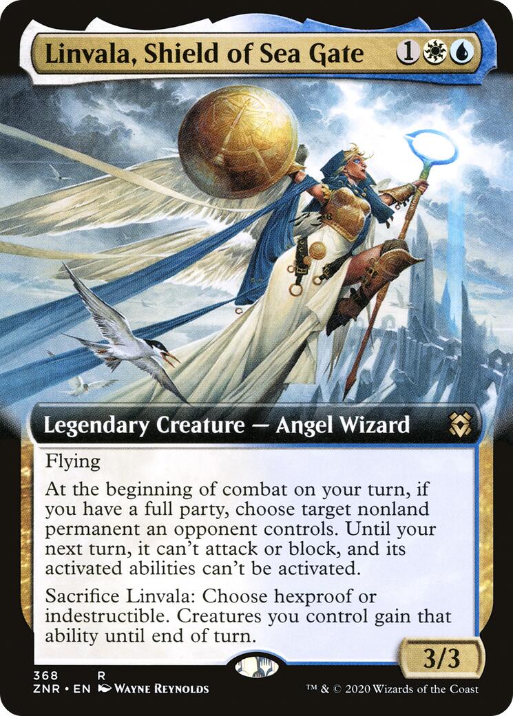 Linvala, Shield of Sea Gate (Extended Art) [ZNR - 368]