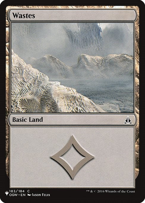 Wastes [LIST - 183/184]