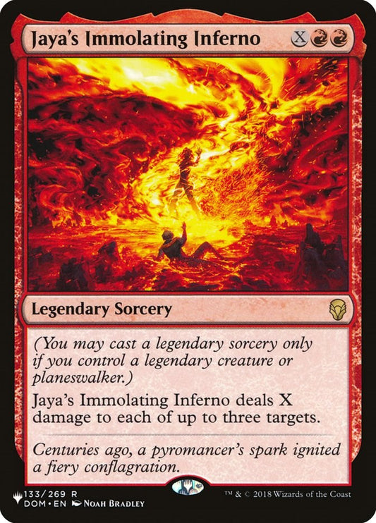 Jaya's Immolating Inferno [LIST - 133/269]