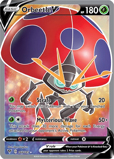 Orbeetle V (Full Art) [SWSH04 - 166/185]