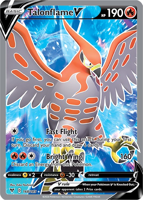 Talonflame V (Full Art) [SWSH04 - 168]