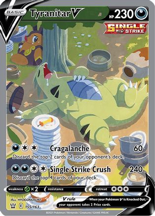 Tyranitar V (155/163) [Sword & Shield: Battle Styles]