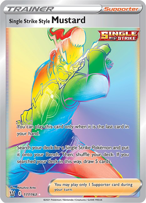 Single Strike Style Mustard (Secret) [SWSH05 - 177/163]