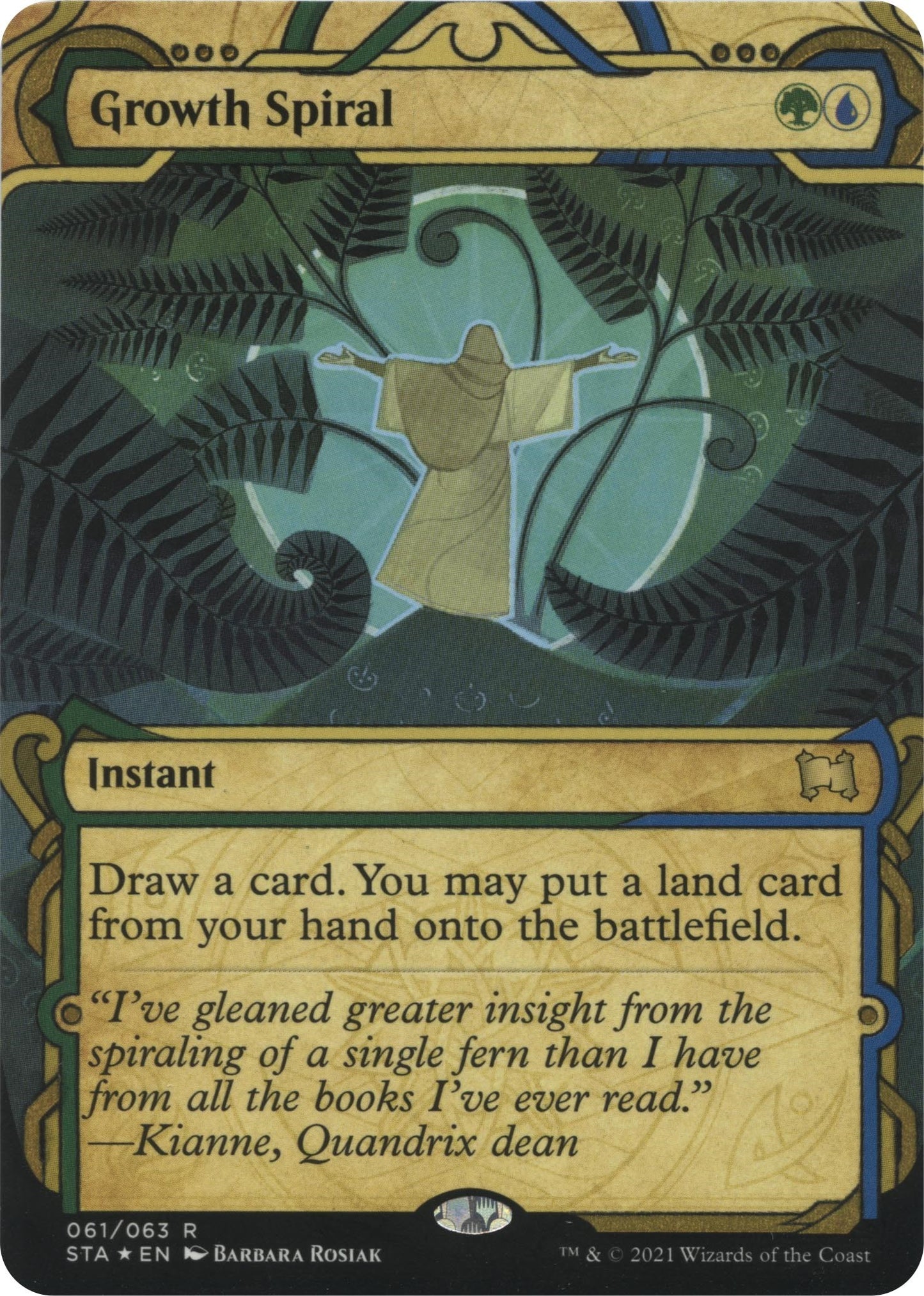 Growth Spiral (Foil Etched) [STA - 61]