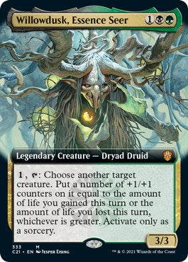 Willowdusk, Essence Seer (Extended Art) [C21 - 333]