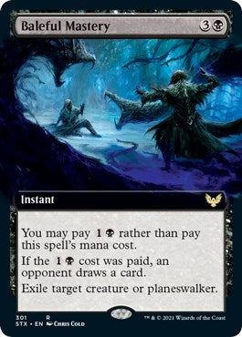 Baleful Mastery (Extended Art) [STX - 301]