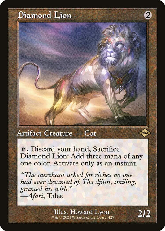 Diamond Lion (Retro Frame) [MH2 - 427]