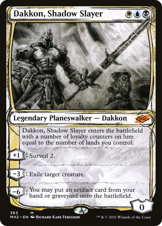 Dakkon, Shadow Slayer (Showcase) [MH2 - 363]