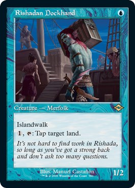 Rishadan Dockhand (Retro Frame) (Foil Etched)