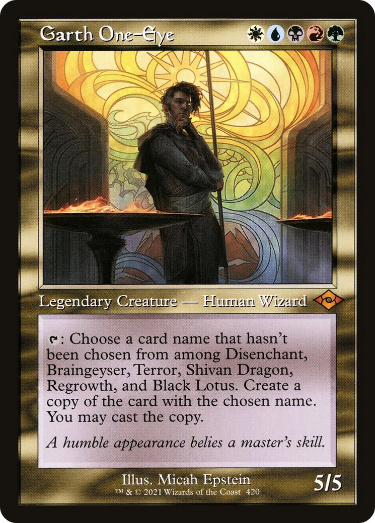 Garth One-Eye (Retro Frame) [MH2 - 420]
