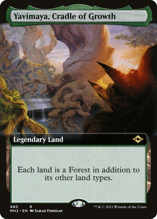 Yavimaya, Cradle of Growth (Extended Art) [MH2 - 480]