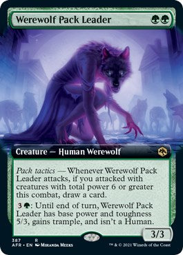 Werewolf Pack Leader (Extended Art) [AFR - 387]