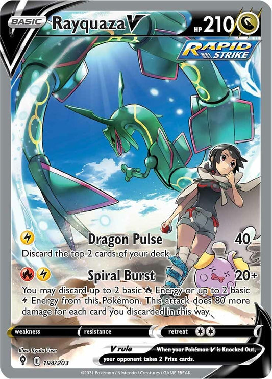 Rayquaza V (Alternate Full Art) [SWSH07 - 194/203]