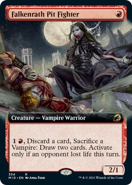 Falkenrath Pit Fighter (Extended Art) [MID - 354]