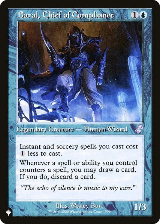 Baral, Chief of Compliance [LIST - 306/289]