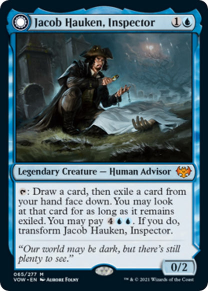 Jacob Hauken, Inspector [VOW - 65]