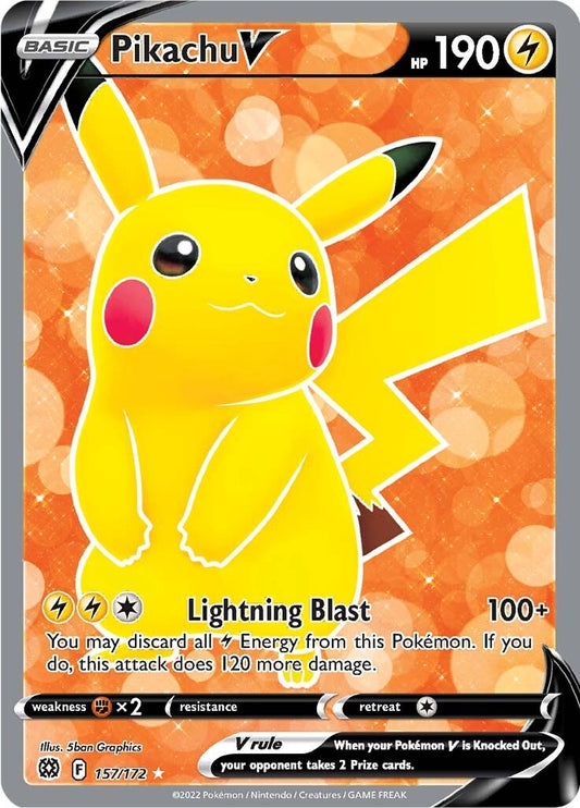 Pikachu V (Full Art) [SWSH09 - 157/172]