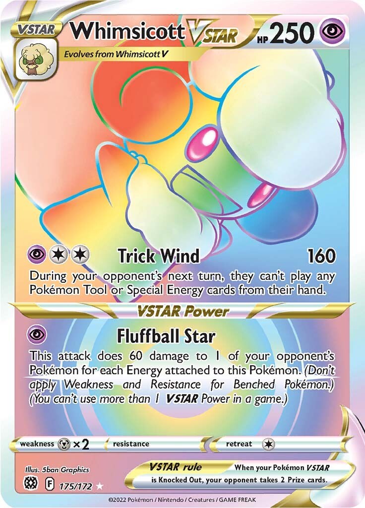 Whimsicott VSTAR (Secret) [SWSH09 - 175/172]