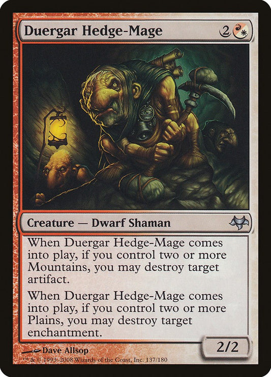Duergar Hedge-Mage [EVE - 137]