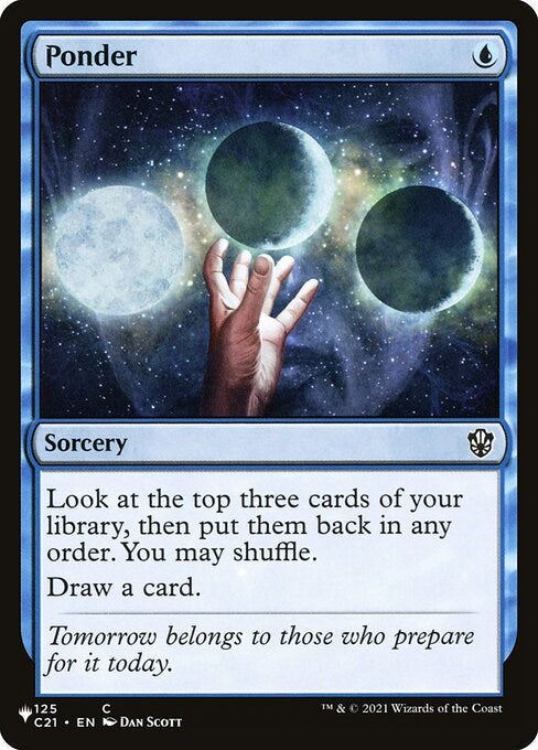 Ponder [LIST - 125]