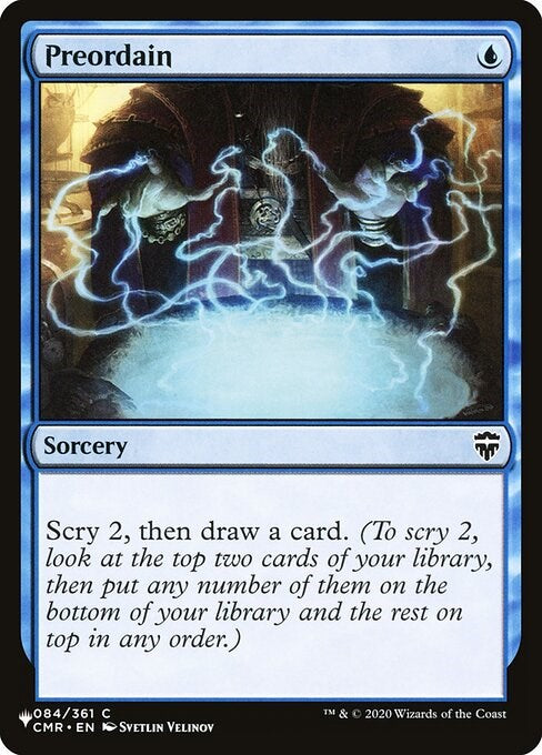 Preordain (CMR) [LIST - 84]
