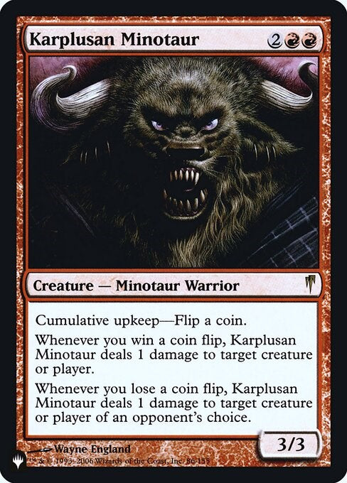 Karplusan Minotaur [LIST - 86]